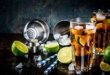 Long Island Iced Tea: Cocktail Recipe long island iced tea, limes and straws